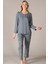 Uzun Kol Mevsimlik Pijama Takımı Viskon Alperi 790-38 1