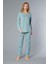Uzun Kol Mevsimlik Pijama Takımı Viskon Alperi 790-38 3
