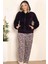 Welsoft Kışlık Yumoş Fermuarlı Leopar Pijama Takım Alperi 79-62 1