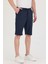 Erkek Slim Fit Keten Chino Şort 3
