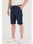 Erkek Slim Fit Keten Chino Şort 4