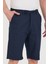 Erkek Slim Fit Keten Chino Şort 5