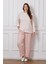 Büyük Beden Battal Uzun Kol Kışlık Pijama Takımı Dowry B09-123 1