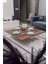 Home Üst Tabla Mdf Barok Ceviz Oval Köşe Alt Ayak Beyaz 4