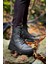 KB-0993 Kuback Siyah Cilt Siyah Yüksek Taban Postal Bot 3
