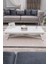 Home Üst Tabla Mdf Beyaz Oval Köşe Alt Ayak Beyaz 2