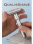 Shave Q7 Full Metal Manuel Tıraş Makinesi + U3 Full Metal Ustura + 20'li Platinum Yaprak Jilet 3