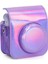 Instax Mini 12 Makine Uyumlu Lila Parlak Deri Kılıf 1