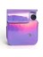 Instax Mini 12 Makine Uyumlu Lila Parlak Deri Kılıf 3