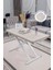 Home Üst Tabla Mdf Lizbon Oval Köşe Alt Ayak Beyaz 3