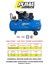 200 Lt Döküm Kafalı Yağlı Pistonlu Kompresör 220 V monofaze 3 Hp, 2 Piston, 8 Bar Tekerli 1