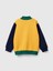 Erkek Çocuk Logo Baskılı Fermuarlı Sweatshirt 1-6 Yaş Sarı 2