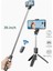 Go Pro Uyumlu Bluetooth Kumandalı Katlanabilir 100 cm Selfie Çubuğu Özçekim Tripod Çubuğu Siyah 2