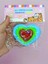 Sevimli Kalp Squishy Simli Yumuşacık (7x9 Cm) Kalp Sukuşi - Mavi 5
