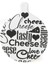 Cheese Tasty Peynir Sunum Tabağı 26 cm 22095 5
