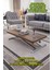 Home Üst Tabla Mdf Barok Ceviz Oval Köşe Alt Ayak Krom 1