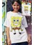 Kravatlı Sünger Bob Baskılı T-Shirt Erkek-Kadın Sponge Bob Baskılı T-Shirt 1