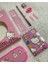 Sanrio Kuromi Hello Kitty 8 Parça Kırtasiye Seti Okul Seti Hello Kitty My Melody Kırtasiye Seti 4