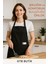 Siyah Mutfak Aşçı Önlüğü Şef Garson Kafe Aşçı Barista Siyah Önlük Mutfak Önlüğü Masterchef Unisex 2