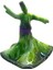 Seramik Dekoratif Semazen Biblo 22 cm Yeşil 2
