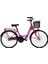 Sorrento-S Şehir Bisikleti 36 cm V 24 Jant 7 Vites Mor Beyaz 1