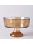 Gleam Cam 21 cm Ayaklı Servis Amber 1