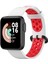 Xiaomi Redmi Watch/mi Watch Lite Için Çift Renkli Silikon Akıllı Saat Bandı - Beyaz/kırmızı (Yurt Dışından) 2