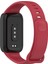 Xiaomi Smart Band 9 Active/redmi Band 3 Yumuşak Silikon Entegre Bileklik Saat Kılıfı - Siyah+Kırmızı (Yurt Dışından) 1