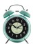 Fosforlu ve Işıklı Çalar Saat Ev Ofis Aksesuar Nostaljik Masa Saat Yeşil 3