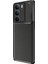 Realme C75 Uyumlu Kılıf Negro Karbon Görünümlü Silikon Siyah 1