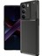 Realme C75 Uyumlu Kılıf Negro Karbon Görünümlü Silikon Siyah 3