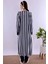 Lacivert Sabahlıklı Hamile Lohusa Pijama Takımı BYL290342 3