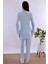Turkuaz Hamile Lohusa Pijama Takımı BYL224032 4