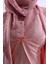 Pembe Tesettürlü Sabahlıklı Hamile Lohusa Pijama Takımı BYL2T40342 5