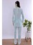 Turkuaz Hamile Lohusa Pijama Takımı BYL224032 3