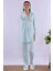 Turkuaz Hamile Lohusa Pijama Takımı BYL224032 4