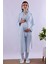 Ekru Sabahlıklı Hamile Lohusa Pijama Takımı BYL240342 2