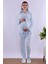 Ekru Sabahlıklı Hamile Lohusa Pijama Takımı BYL240342 3