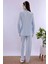 Ekru Sabahlıklı Hamile Lohusa Pijama Takımı BYL240342 5