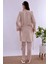 Kahverengi Sabahlıklı Hamile Lohusa Pijama Takımı BYL224012 3