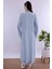 Mavi Sabahlıklı Hamile Lohusa Pijama Takımı BYL280242 3