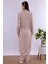 Ekru Sabahlıklı Hamile Lohusa Pijama Takımı BYL240342 3