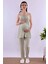 Lacivert Sabahlıklı Hamile Lohusa Pijama Takımı BYL290342 4