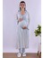 Lacivert Sabahlıklı Hamile Lohusa Pijama Takımı BYL290342 5