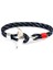 Balina Kuyruğu Çapa Charm Denizcilik Survival Halat Zincir Braketleri Siyah Kırmızı (Yurt Dışından) 5