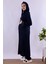 Ekru Tesettürlü Sabahlıklı Hamile Lohusa Pijama Takımı BYL2T24242 5