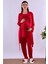 Kahverengi Sabahlıklı Hamile Lohusa Pijama Takımı BYL224012 2