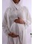 Gri Tesettürlü Sabahlıklı Hamile Lohusa Pijama Takımı BYL2T24012 5