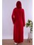 Lacivert Tesettürlü Sabahlıklı Hamile Lohusa Pijama Takımı BYL2T80242 3