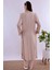 Pembe Uzun Sabahlıklı Hamile Lohusa Pijama Takımı BYL224072 3